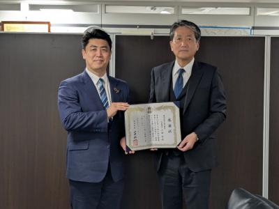 感謝状贈呈式（戸田不動産）